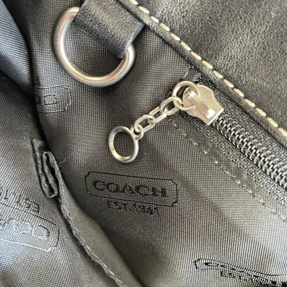 Authentic Coach Black Bag and Wallet Matching 2000's - Picture 6 of 15